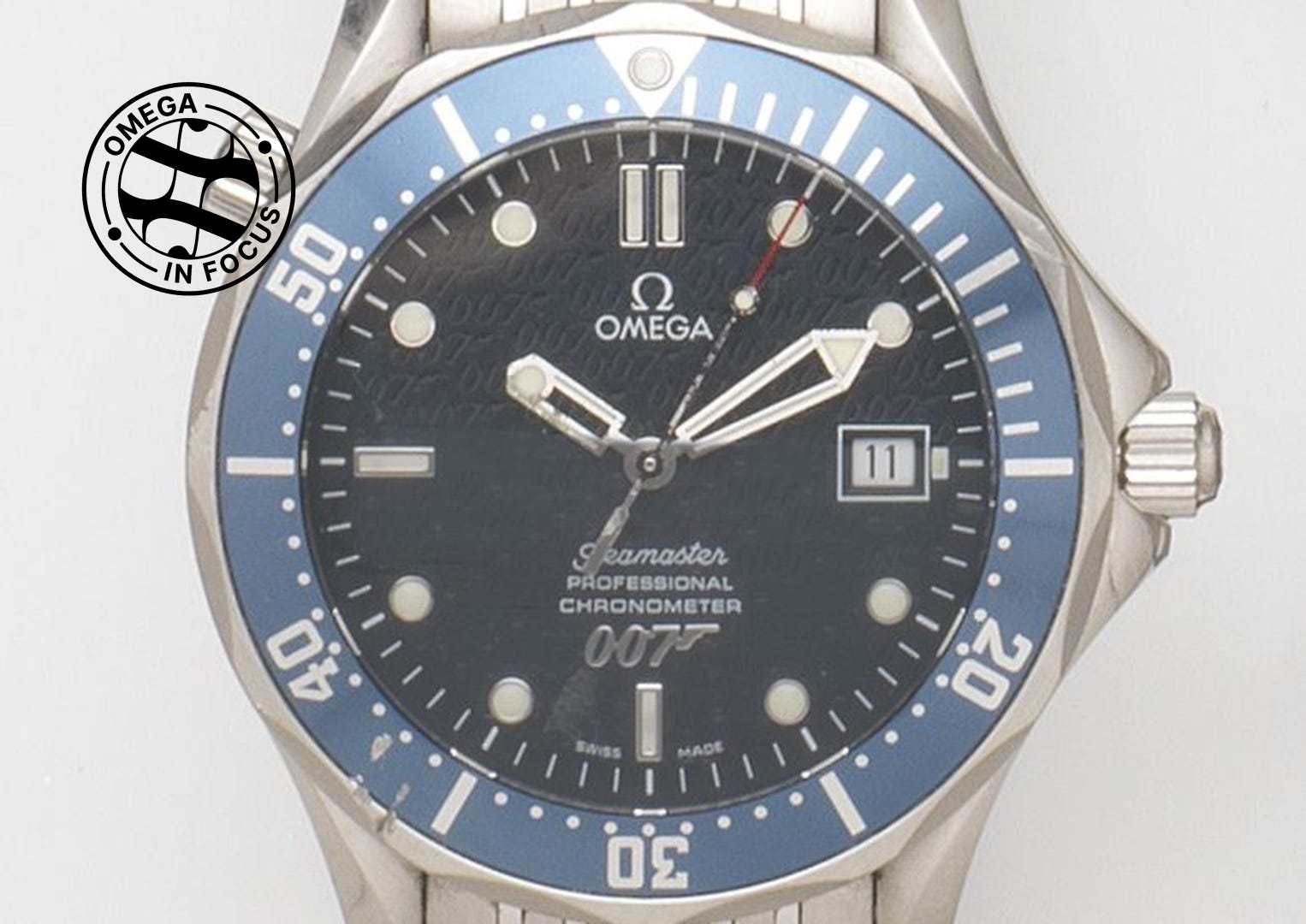 A limited edition Omega Seamaster from 2002 when Pierce Brosnan played Bond. Image:Bonhams