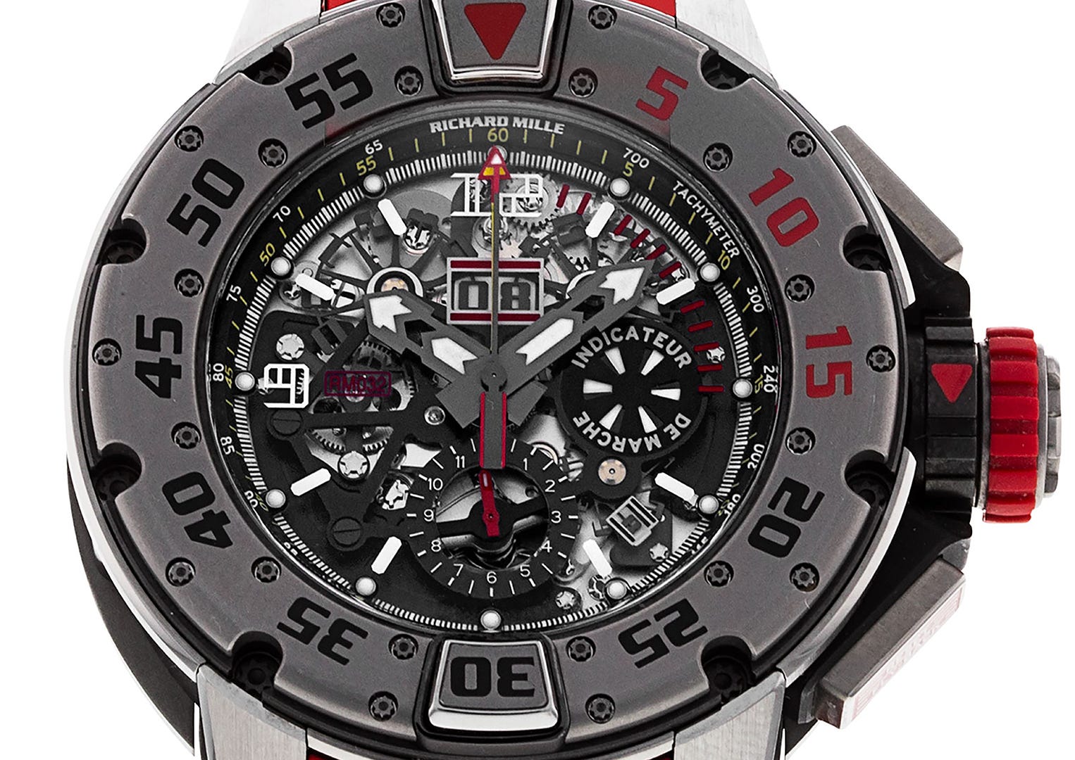 Don't be fooled by the crazy aesthetics of the Richard Mille RM 032. This dive watch means business 