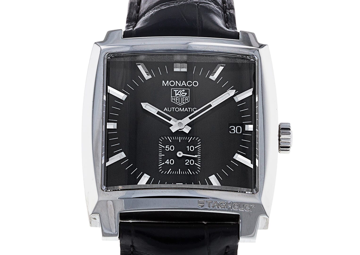 Chronographs not your bag? TAG Heuer also offers less-complicated versions of the Monaco