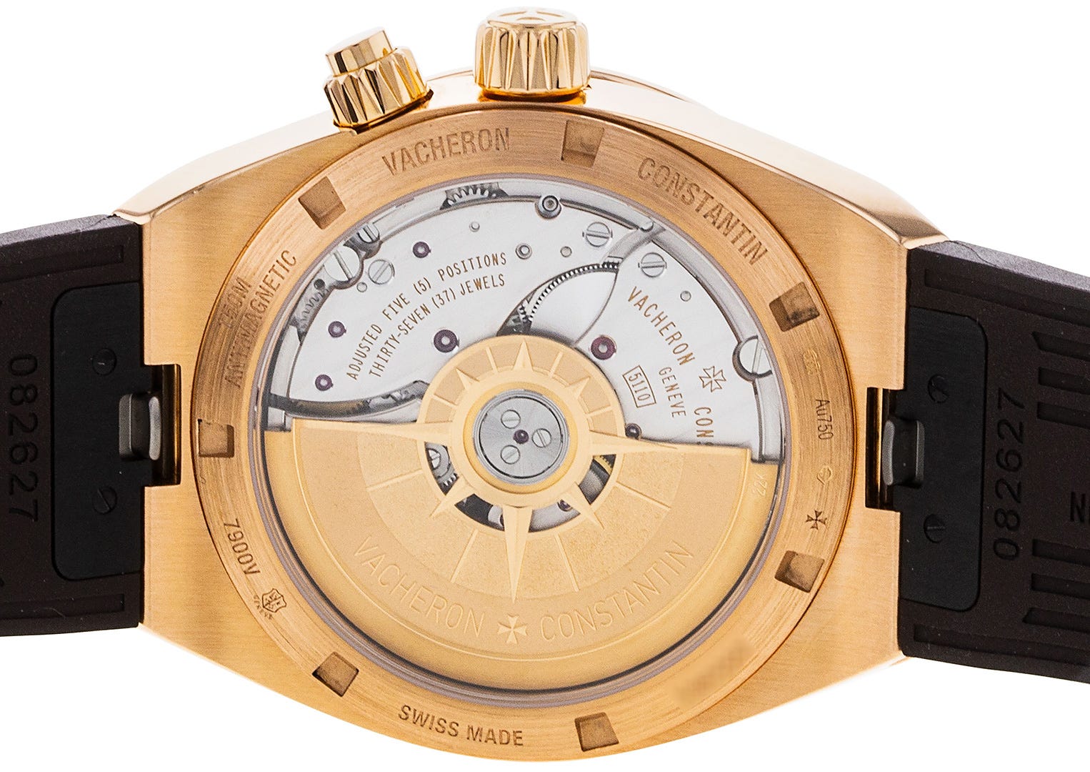 The winding rotor on high-end automatic watch movements is often made from precious metal and intricately decorated
